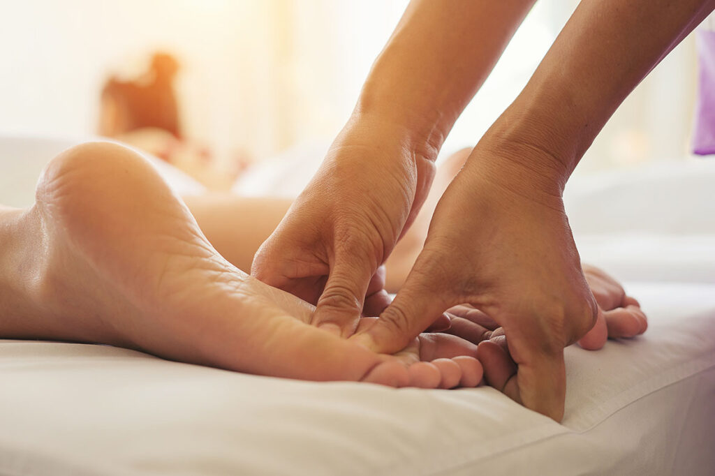 Massage des pieds