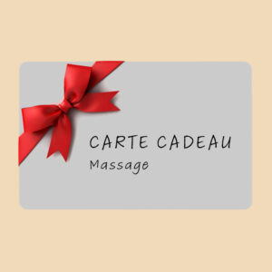 Cartes cadeaux massage