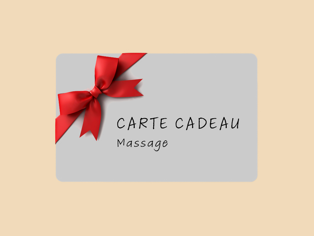 Cartes cadeaux massage
